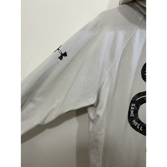 Under Armour Project Rock Hoodie L Bull Snake Street Skater Terry Gym Workout - Picture 13 of 16